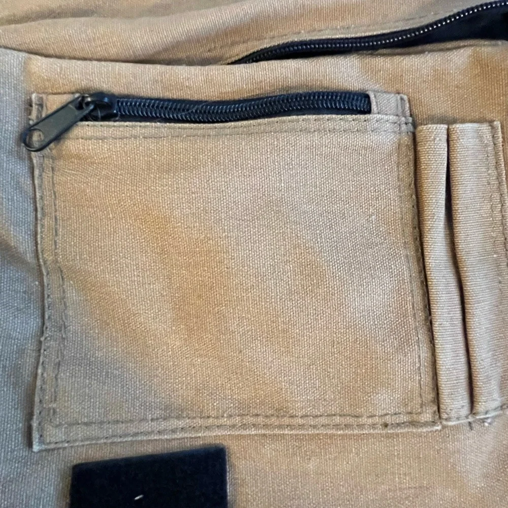 KAVU Tan Canvas Messenger Bag